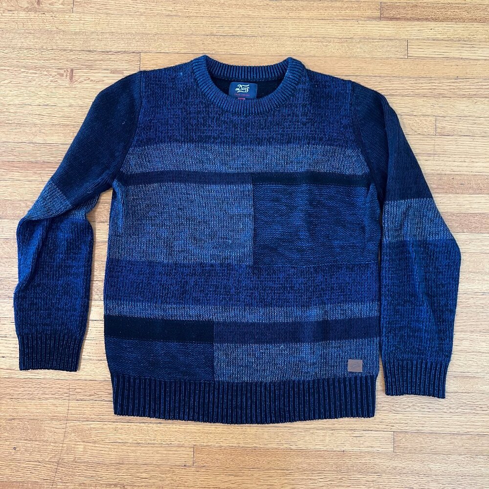 Deus Ex Machina - Indigo died knit sweater. Men's size L